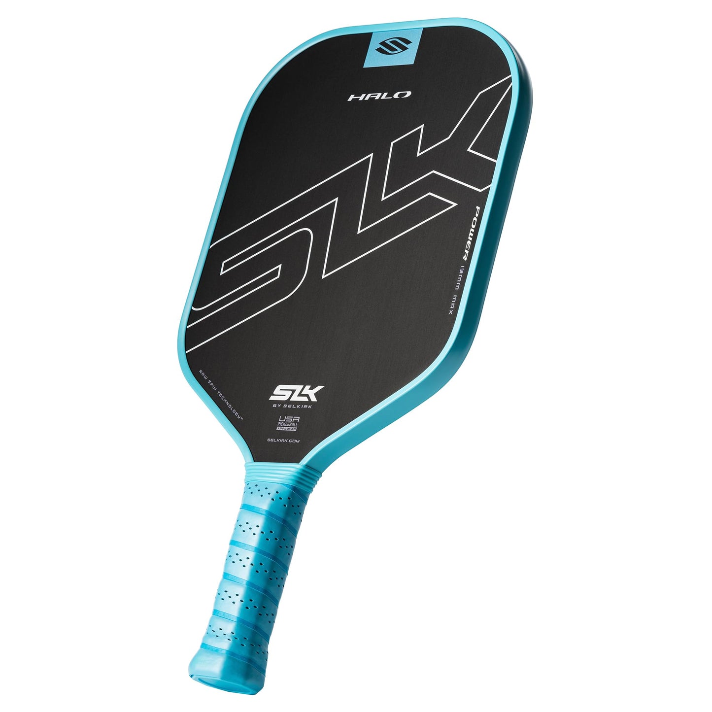 Selkirk Sport SLK Halo Raw Carbon Fiber Pickleball Paddle | Designed in The USA | Choose The T700 Raw Carbon Fiber Power, 18k Ultraweave Control, or Aramid Fiber Linkweave Thermoformed Pro