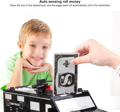 Armored Car Money Saving Box, Electronic Piggy Bank for Boys & Girls