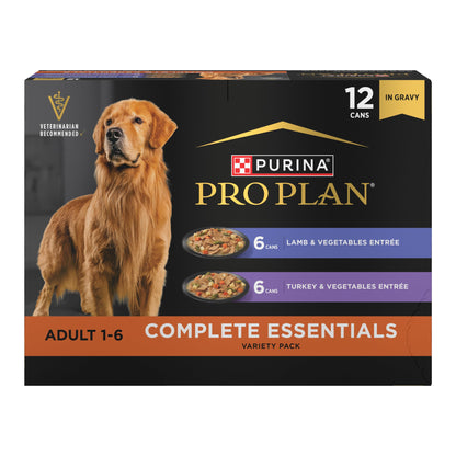 Purina Pro Plan Complete Essentials Shredded Blend Salmon and Rice Dog Food Dry Formula with Probiotics for Dogs - 33 lb. Bag
