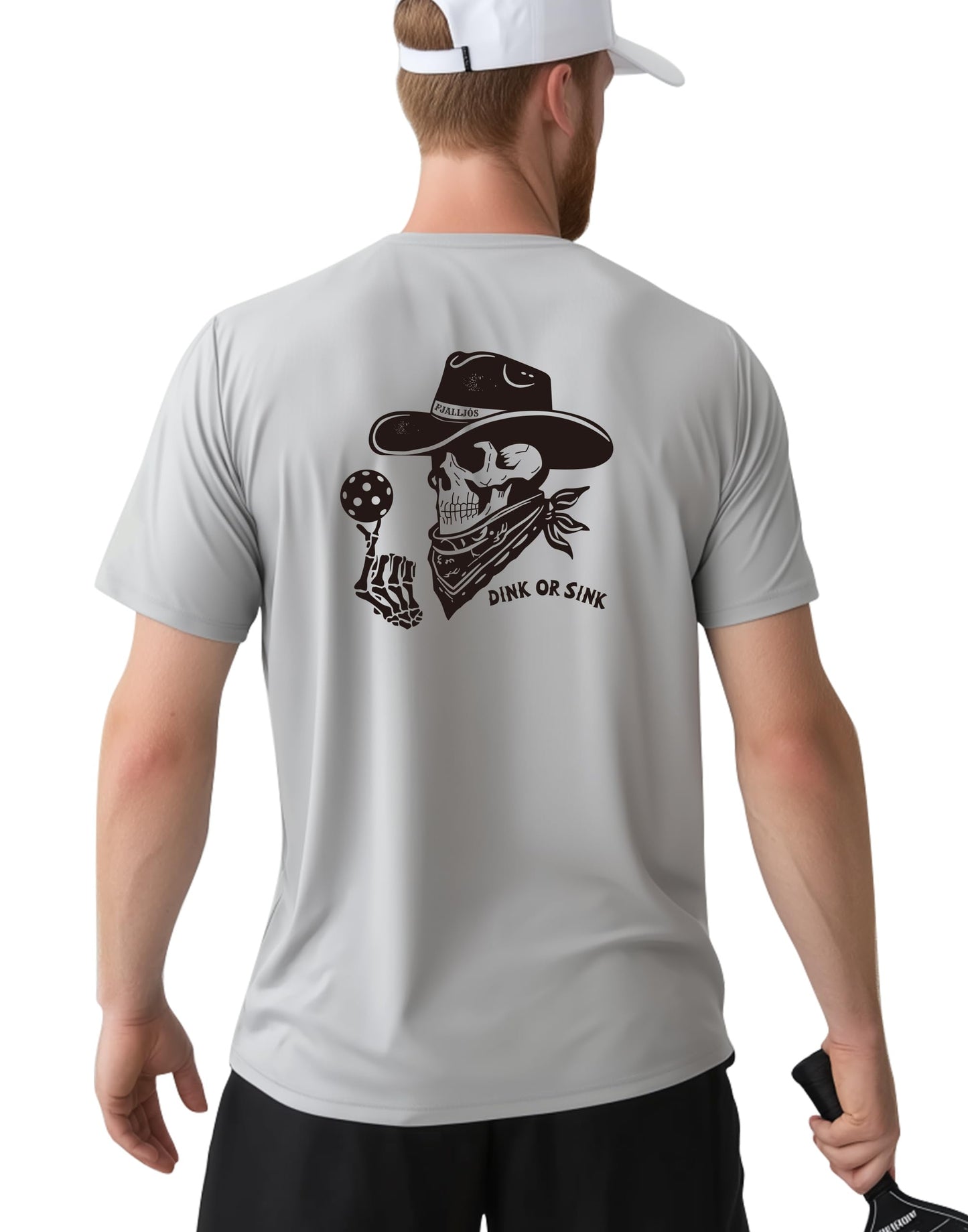 Pickleball Shirts for Men - UPF 50+ Quick Dry Performance Tee Short Sleeve T-Shirt for Pickleball Players