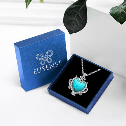 Turquoise Jewelry for Women Men 925 Sterling Silver Pendant Urn Necklaces for Ashes Picture Locket Necklace Thor Hammer Yggdrasil Virgen De Guadalupe St Michael Christopher Judas Witches Knot Necklace
