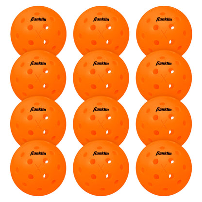 Franklin Sports X-40 Outdoor Pickleballs - Official Ball of USA Pickleball, APP Tour + US Open - Regulation Size