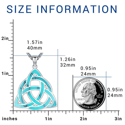 Turquoise Jewelry for Women Men 925 Sterling Silver Pendant Urn Necklaces for Ashes Picture Locket Necklace Thor Hammer Yggdrasil Virgen De Guadalupe St Michael Christopher Judas Witches Knot Necklace