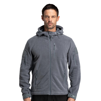 Baerskin Tactical Hoodie Jacket for Men 4.0 - Military Style Fleece Sweater for Cold, Rain, Wind or Snow