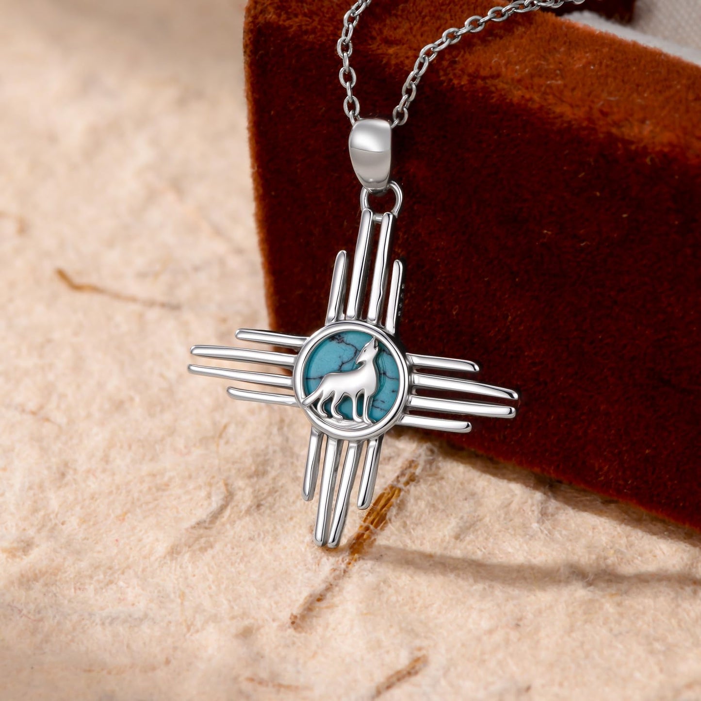 PROESS Sterling Silver Kokopelli Necklace Southwestern Jewelry Gifts for Men Women