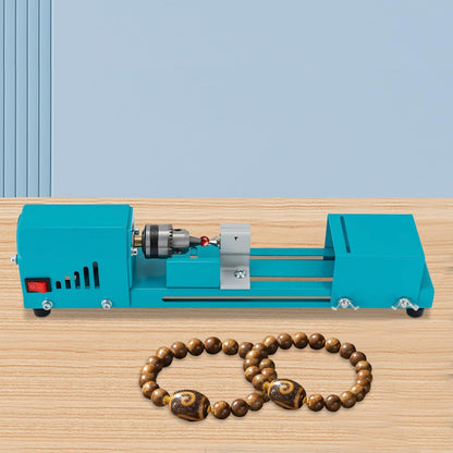 Mini Lathe Machine,Wood Lathe Milling Machine,Multi-Purpose Professional Wood Table Top Lathe Home DIY Grinder Tool for Punching, Engraving, Sanding, Cutting