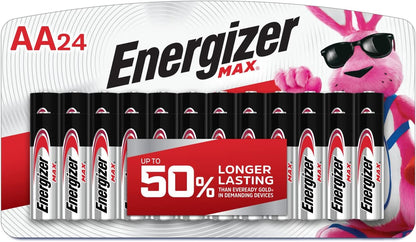 Energizer AA Batteries, MAX Double AA Battery Alkaline, 4 Count