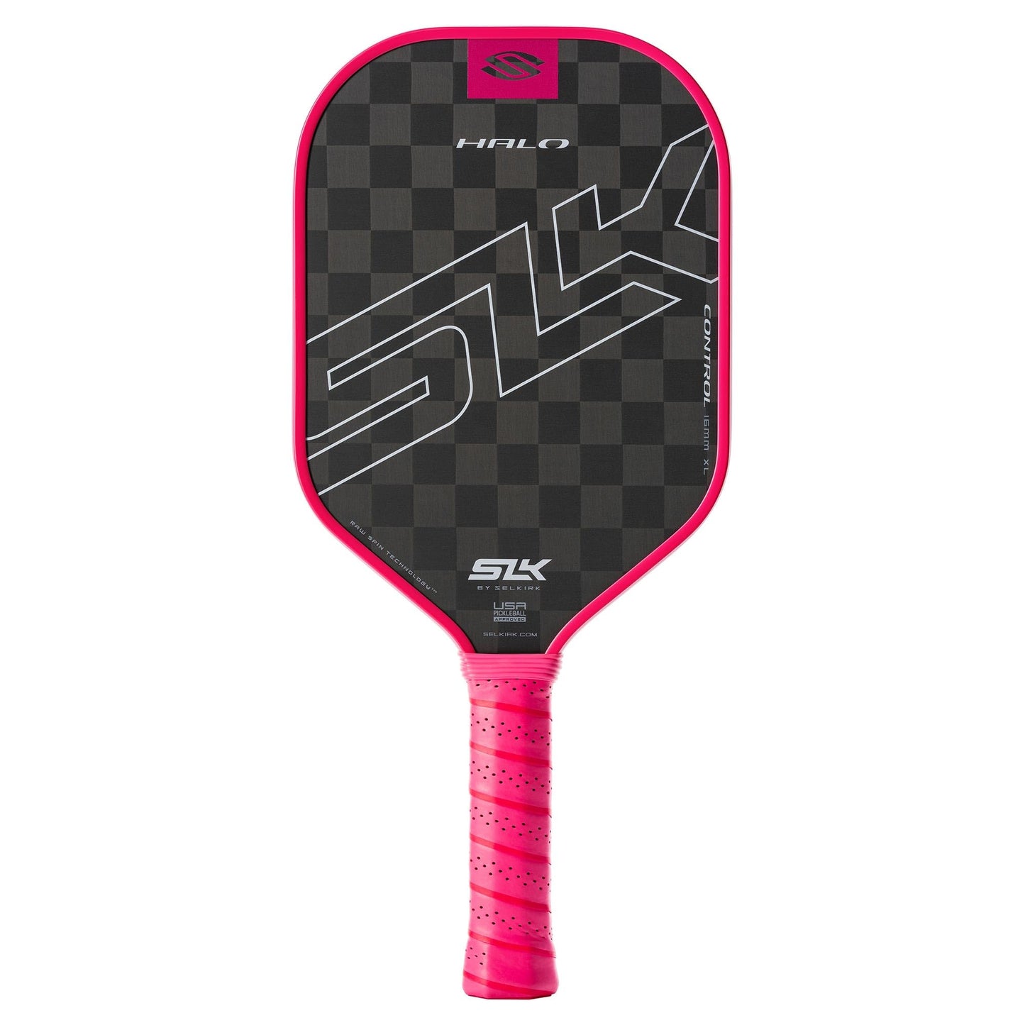 Selkirk Sport SLK Halo Raw Carbon Fiber Pickleball Paddle | Designed in The USA | Choose The T700 Raw Carbon Fiber Power, 18k Ultraweave Control, or Aramid Fiber Linkweave Thermoformed Pro