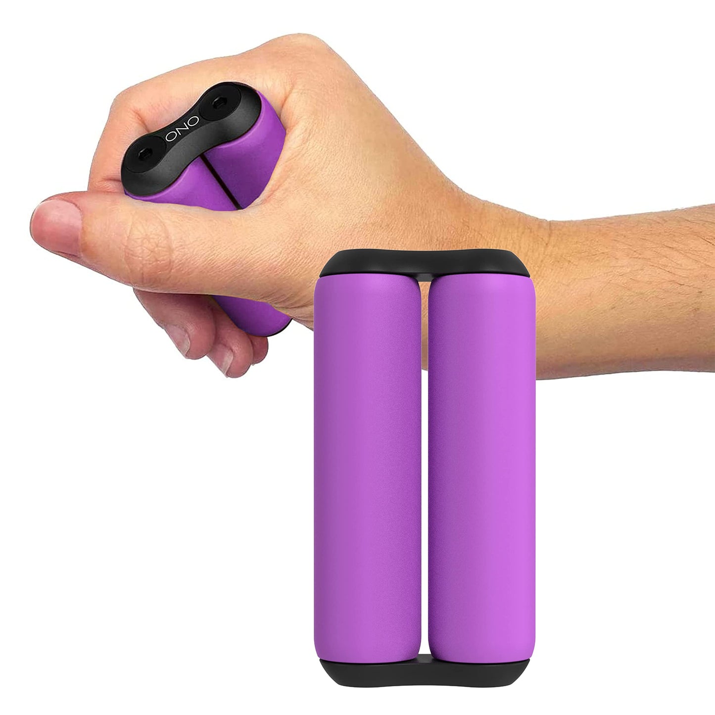 ONO Roller - Handheld Fidget Toy for Adults | Help Relieve Stress, Anxiety, Tension | Promotes Focus, Clarity | Compact, Portable Design (Junior Size/ABS Plastic, Purple)