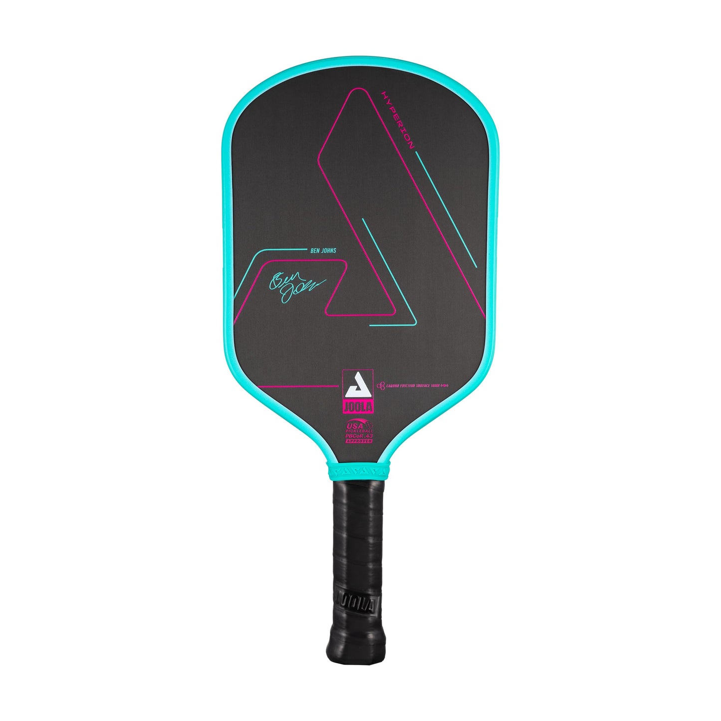 JOOLA Ben Johns Hyperion CFS Pickleball Paddle – Carbon Surface with High Grit & Spin, Elongated Handle, USAPA Approved Ben Johns Paddle
