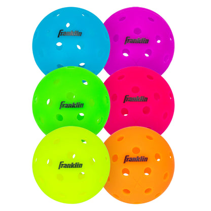 Franklin Sports X-40 Outdoor Pickleballs - Official Ball of USA Pickleball, APP Tour + US Open - Regulation Size