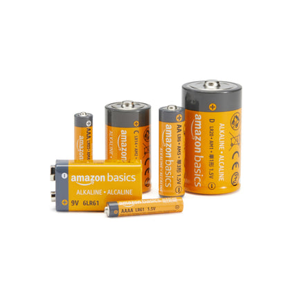 Amazon Basics AAA Long-Lasting Alkaline Batteries, 100-Count, 1.5 Volt, 10-Year Shelf Life, Reliable for Multiple Devices