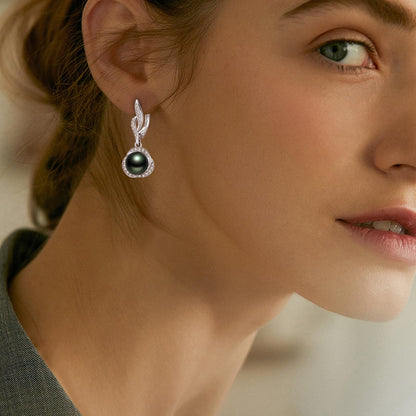 Dangle Earrings 925 Sterling Silver Leverback Earrings Birthday Gift Christmas Sterling Silver Jewelry for Women