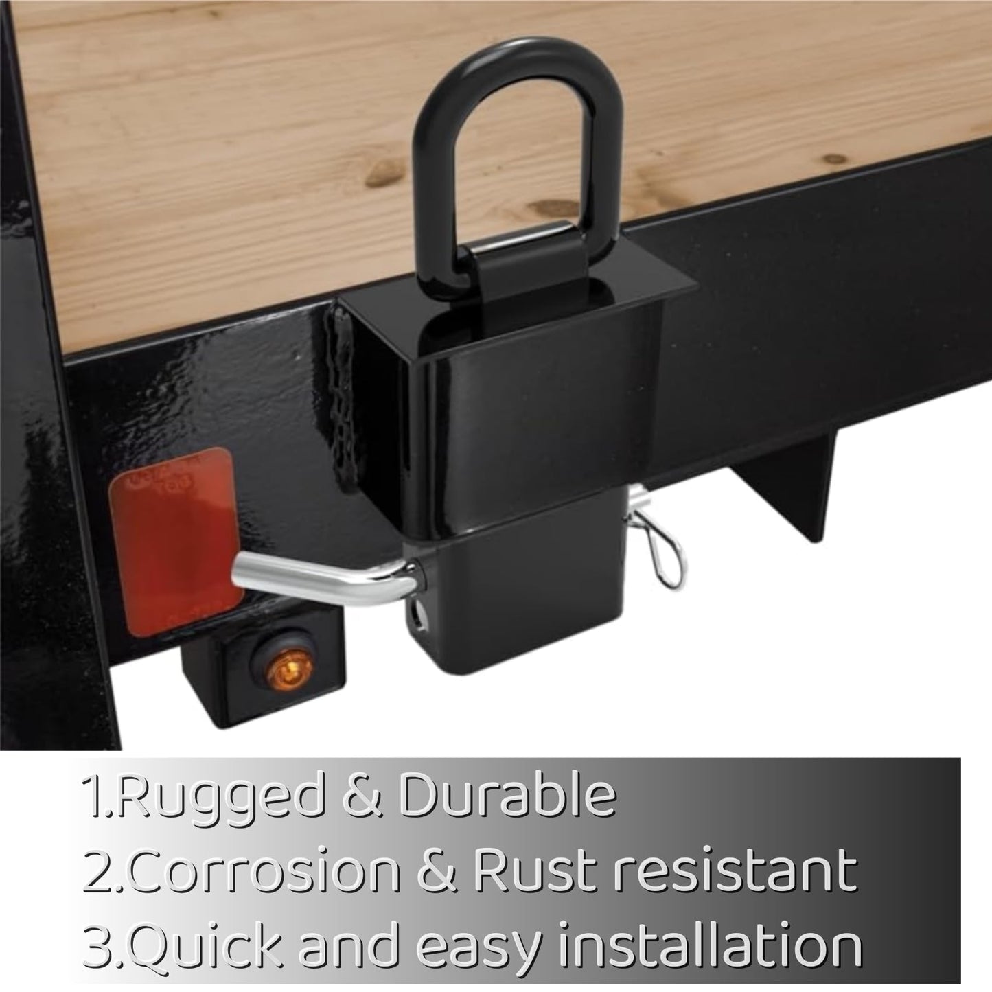 12000lbs Heavy Duty Removable D Ring Stake Pocket tie Down for Utility Trailers and Flatbeds Equipped with Stake Pockets Stake Pocket D-Rings