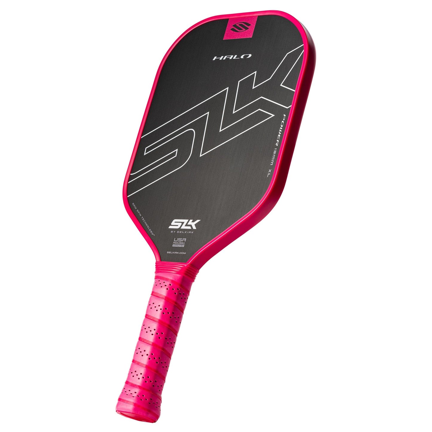 Selkirk Sport SLK Halo Raw Carbon Fiber Pickleball Paddle | Designed in The USA | Choose The T700 Raw Carbon Fiber Power, 18k Ultraweave Control, or Aramid Fiber Linkweave Thermoformed Pro