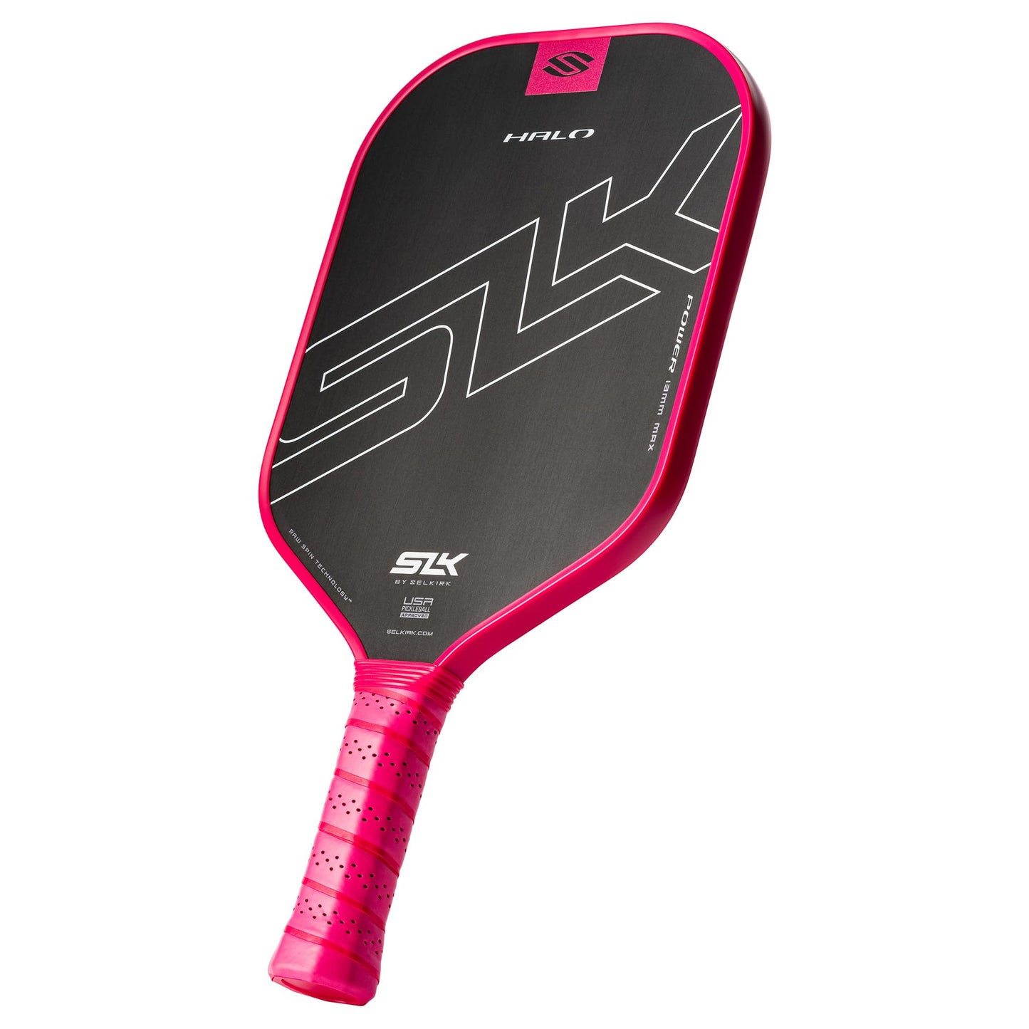 Selkirk Sport SLK Halo Raw Carbon Fiber Pickleball Paddle | Designed in The USA | Choose The T700 Raw Carbon Fiber Power, 18k Ultraweave Control, or Aramid Fiber Linkweave Thermoformed Pro