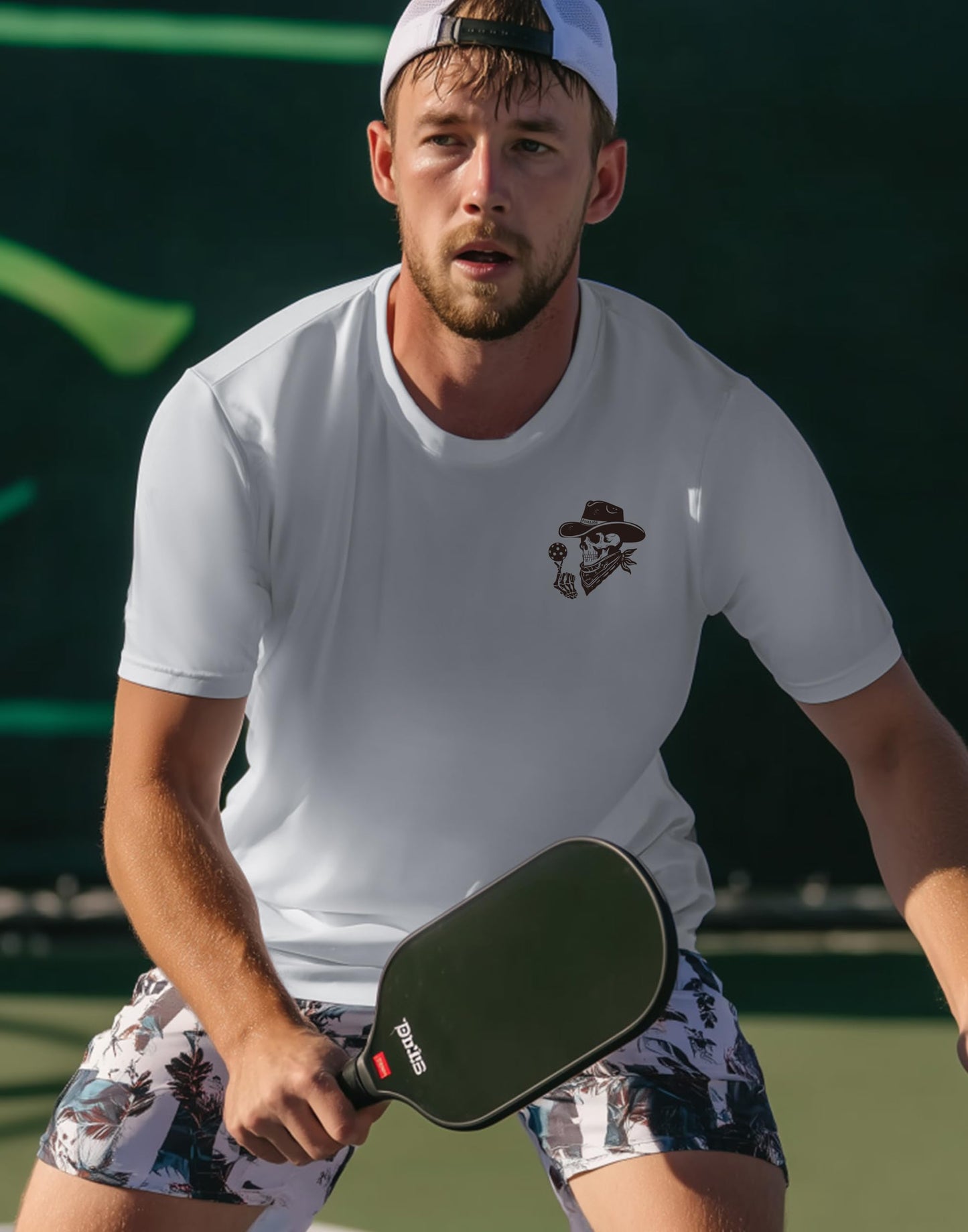 Pickleball Shirts for Men - UPF 50+ Quick Dry Performance Tee Short Sleeve T-Shirt for Pickleball Players