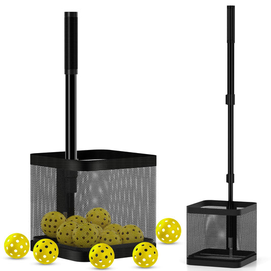 Pickleball Picker Upper Ball Holder, Pickleball Ball Picker Hopper Tube, Pickleball Pickup Tube - Lightweight Pickleball Retriever Collector with Shoulder Strap