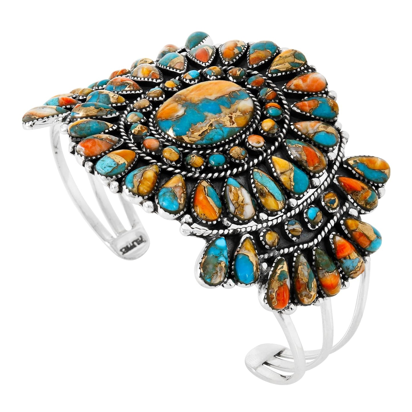 Turquoise Bracelet Sterling Silver 925 Genuine Gemstones
