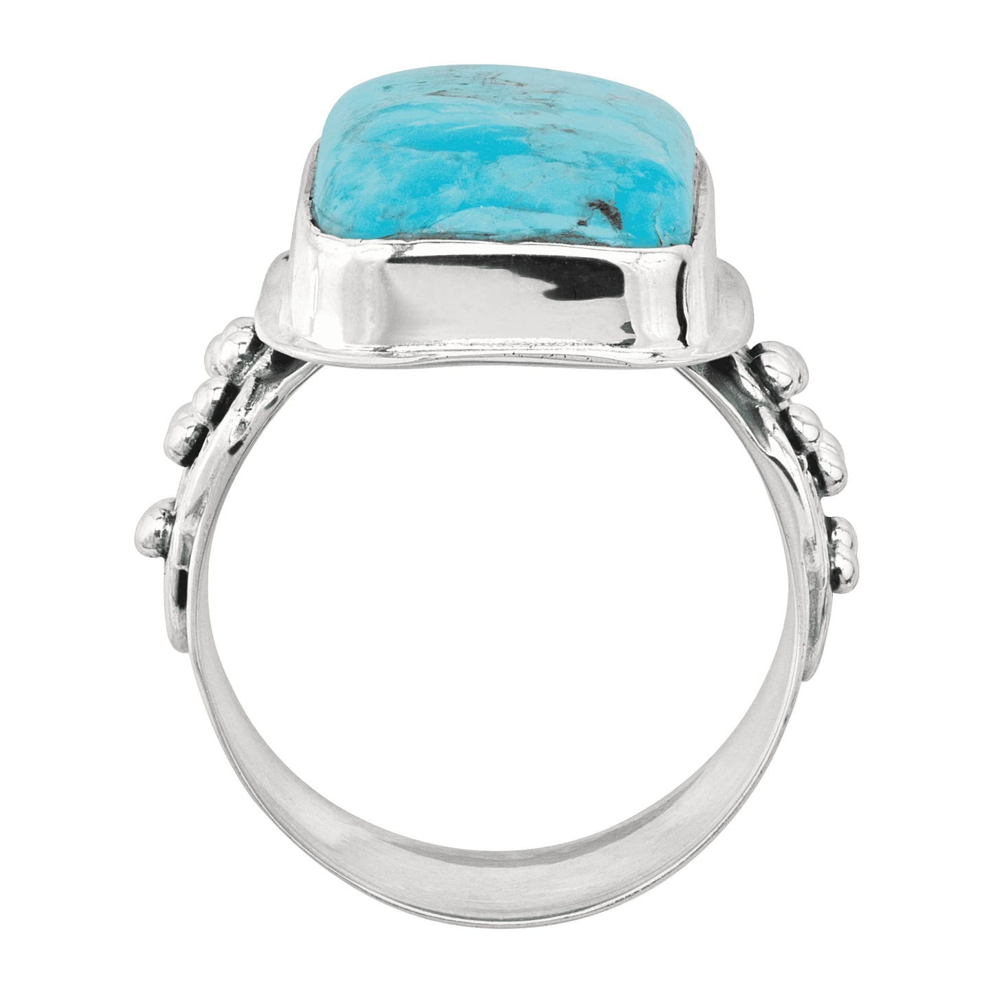 Silpada 'Big Spring' Compressed Mojave Turquoise Statement Ring in Sterling Silver