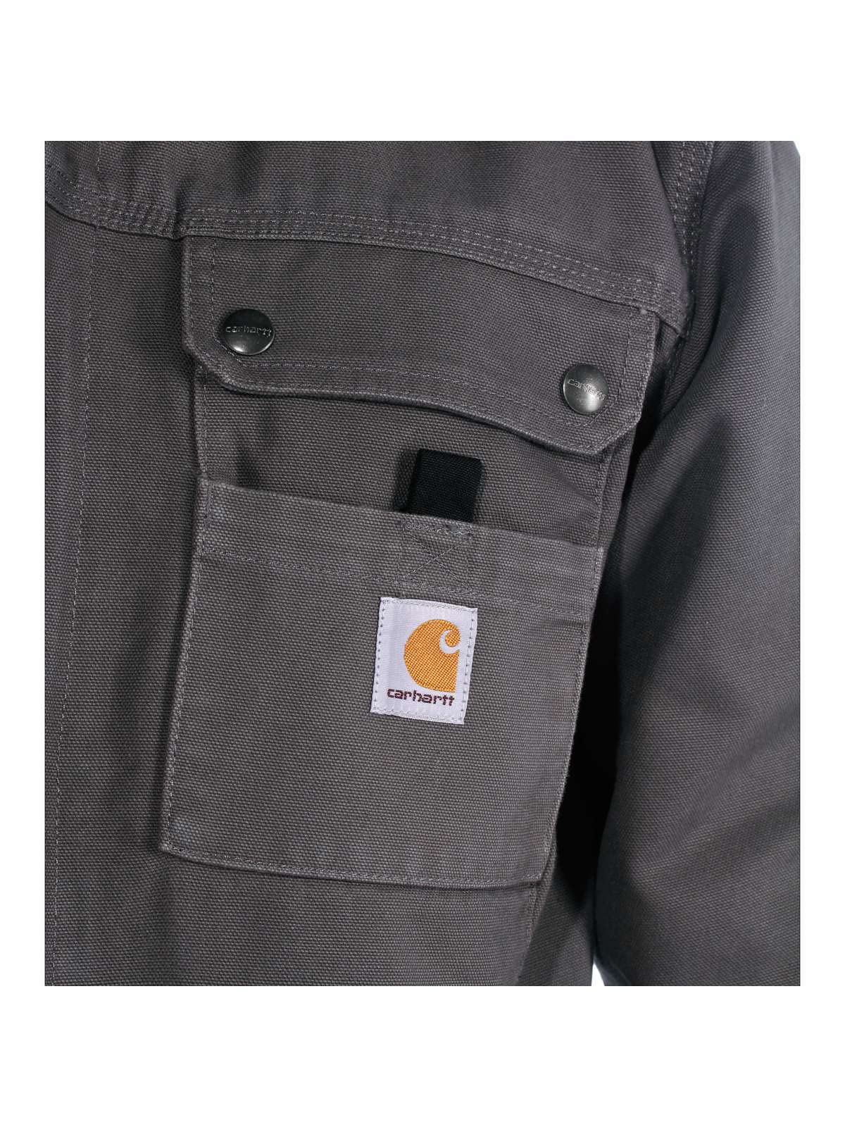 Carhartt Men's Relaxed Fit Washed Duck Sherpa-Lined Utility Jacket