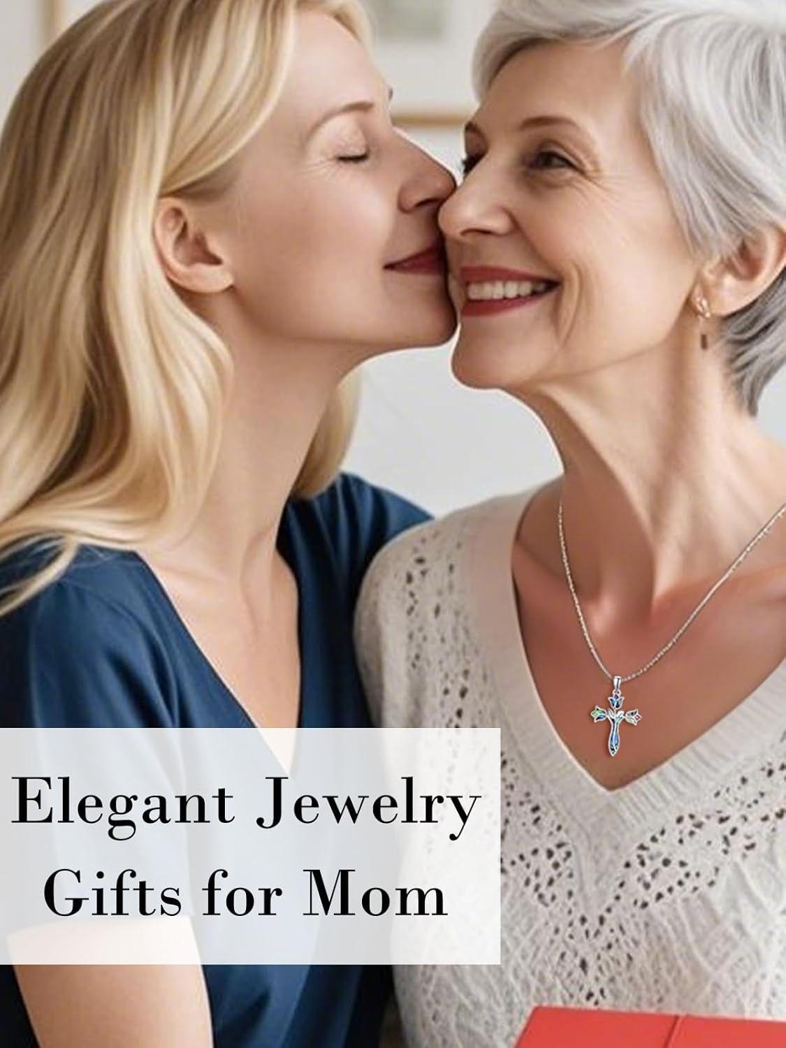 Dreamboat Cross Necklace for Womens Sterling Silver Cross Pendant Christian Necklace Confirmation Gifts Faith Religious Jewelry