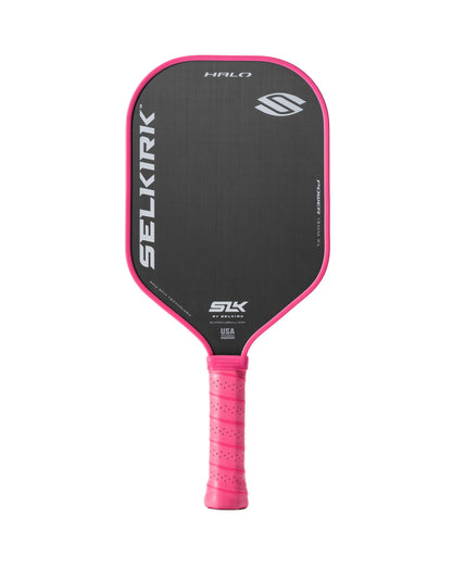 Selkirk Sport SLK Halo Raw Carbon Fiber Pickleball Paddle | Designed in The USA | Choose The T700 Raw Carbon Fiber Power, 18k Ultraweave Control, or Aramid Fiber Linkweave Thermoformed Pro