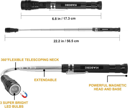 DODOWIN Magnetic Pickup Tools, Men Dad Gifts for Fathers Day from Daughter Son Wife, Telescoping Magnet Pickup Tool, Cool Birthday Gifts for Grandpa Husband Boyfriend Women