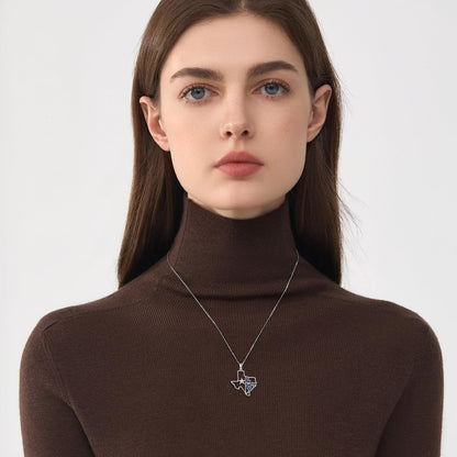 Midir&Etain Western Necklace 925 Sterling Silver Turquoise Pendant Highland Cow/Cow Skull/Hat/Tag/Cactus/Boot Cowgirl Country Jewelry for Women Men