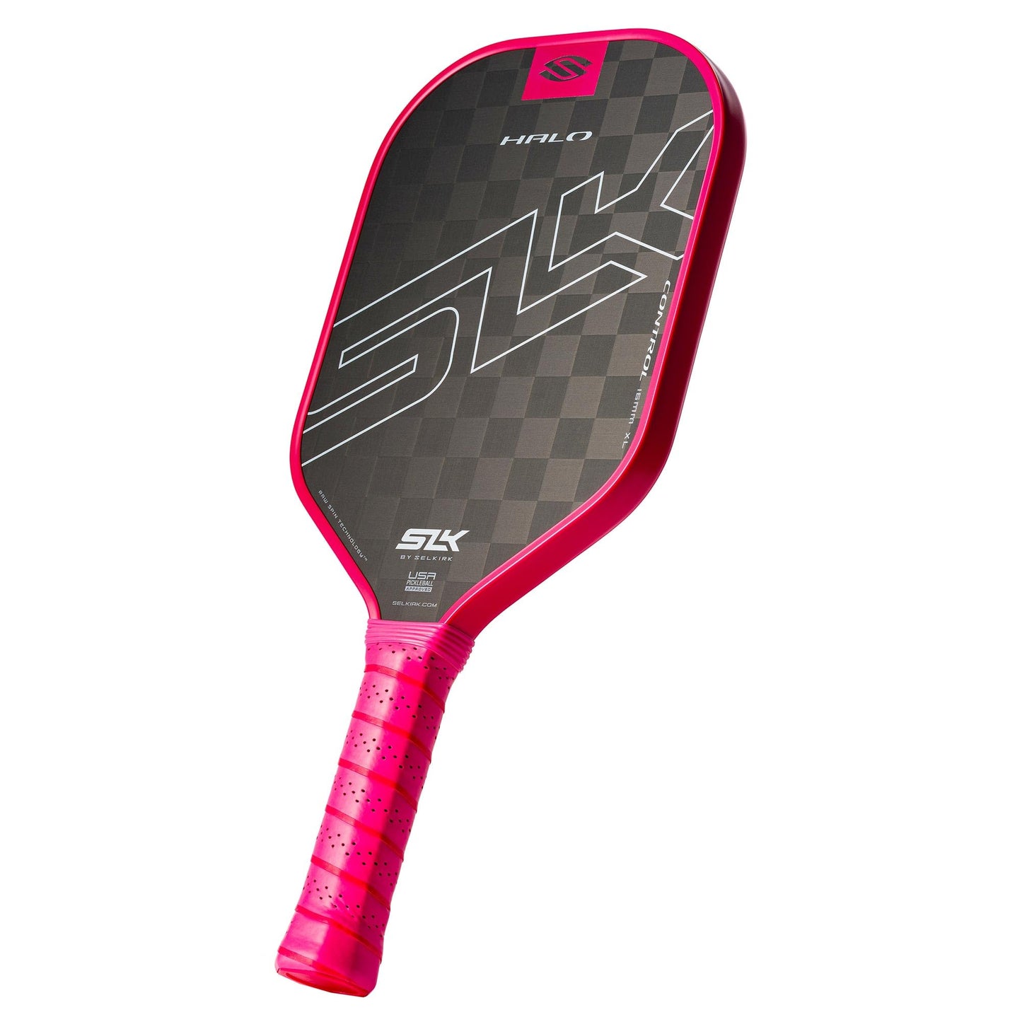 Selkirk Sport SLK Halo Raw Carbon Fiber Pickleball Paddle | Designed in The USA | Choose The T700 Raw Carbon Fiber Power, 18k Ultraweave Control, or Aramid Fiber Linkweave Thermoformed Pro