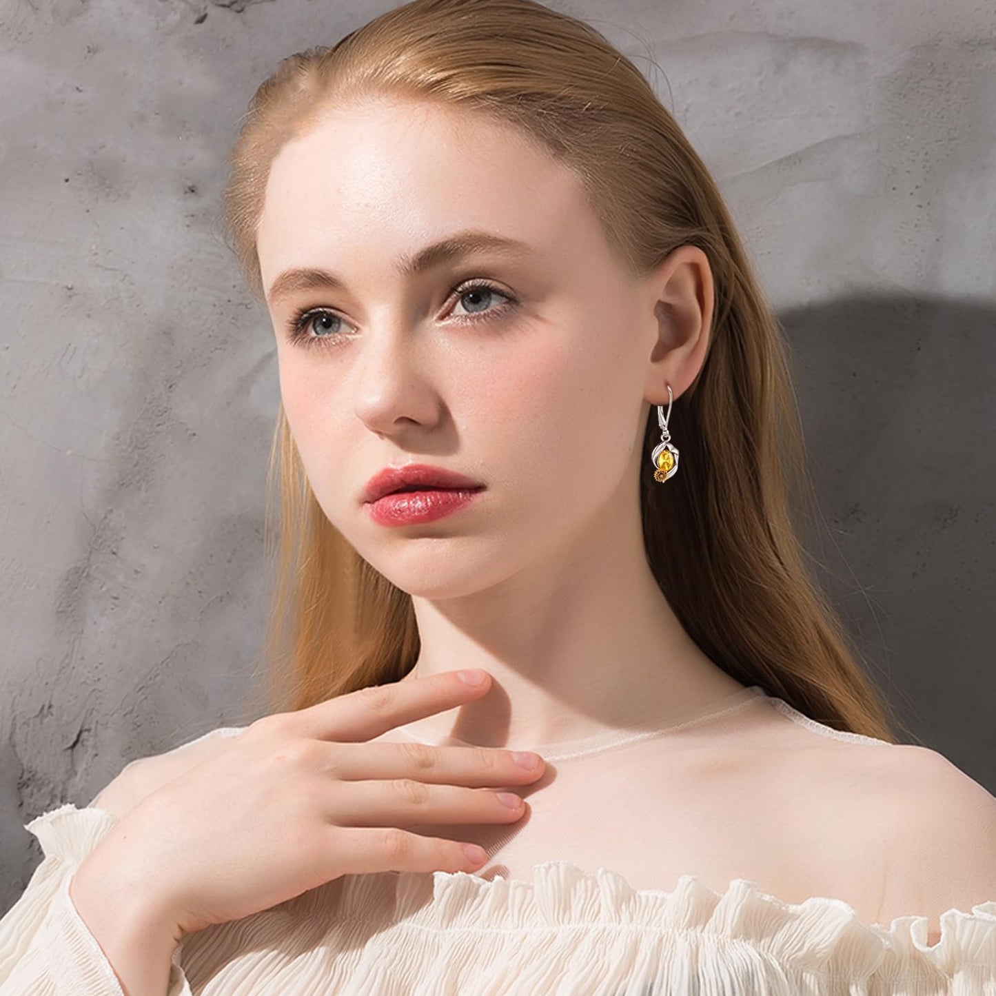 Dangle Earrings 925 Sterling Silver Leverback Earrings Birthday Gift Christmas Sterling Silver Jewelry for Women