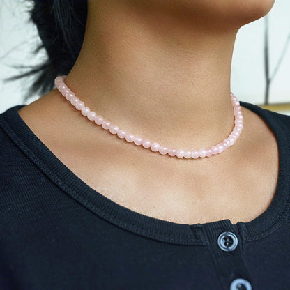 Green Aventurine Jade Necklace, Green Choker Necklace Healing Crystal Necklace with Pearl for Women, Handmade Necklaces Spiritual Jewelry for Women.