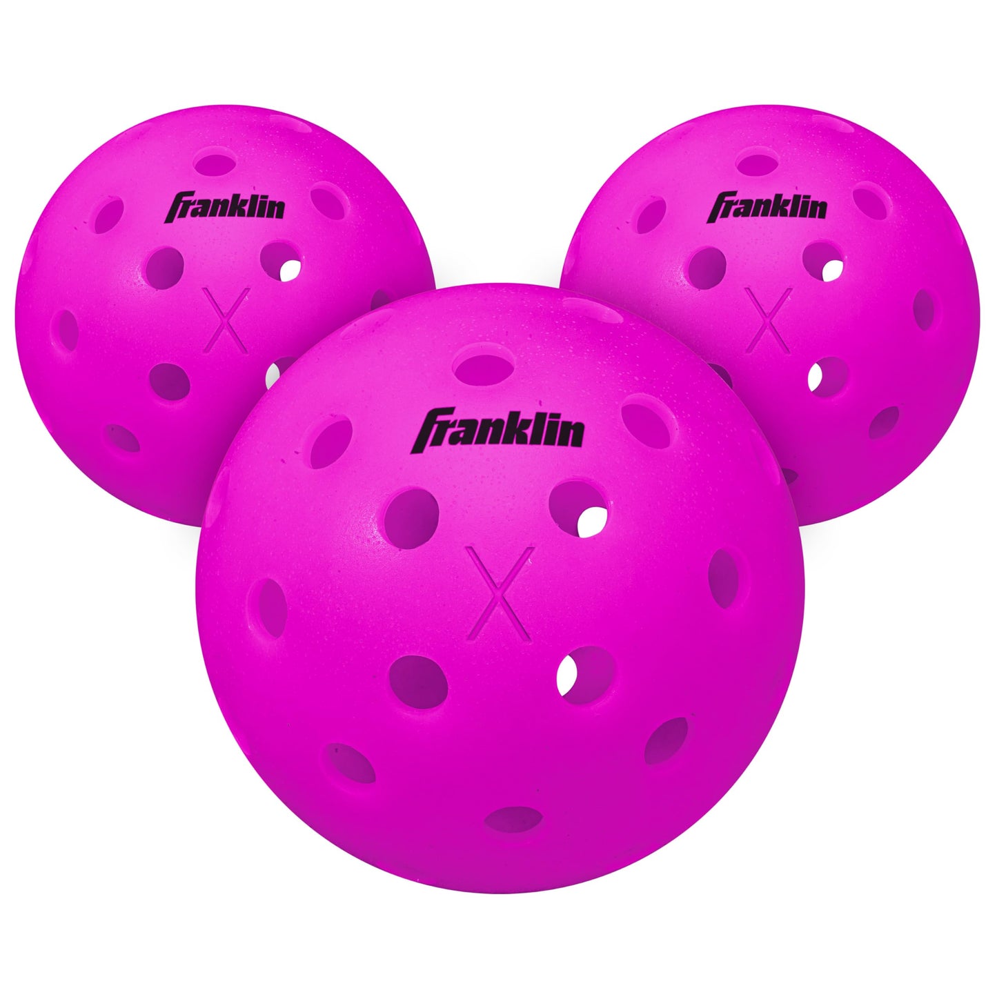 Franklin Sports X-40 Outdoor Pickleballs - Official Ball of USA Pickleball, APP Tour + US Open - Regulation Size