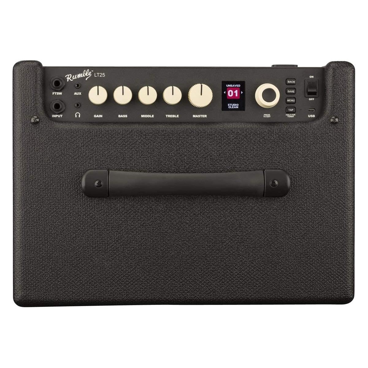 Fender Rumble 40 V3 Bass Amp for Bass Guitar, 40 Watts, with 2-Year Warranty Speaker, with Overdrive Circuit and Mid-Scoop Contour Switch