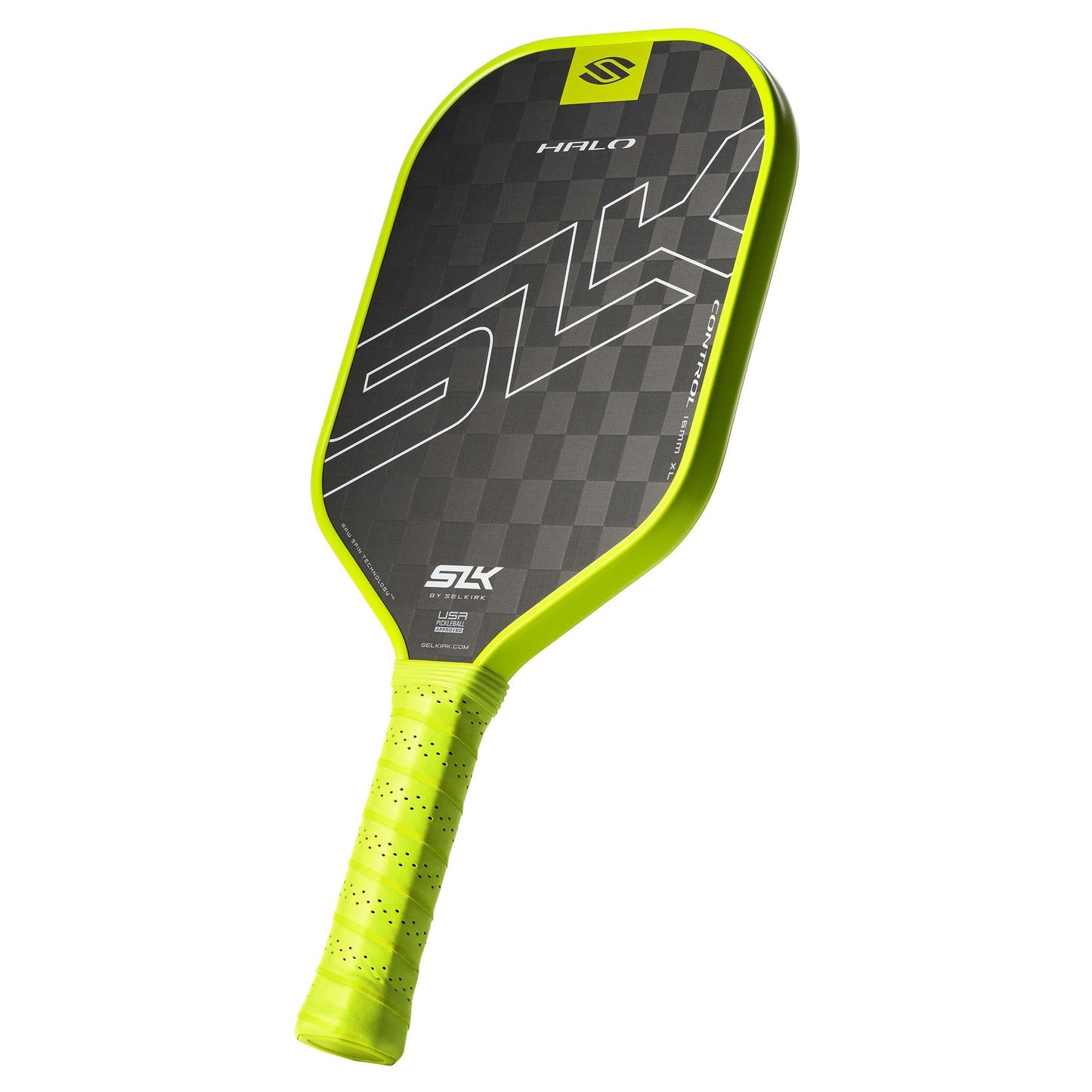 Selkirk Sport SLK Halo Raw Carbon Fiber Pickleball Paddle | Designed in The USA | Choose The T700 Raw Carbon Fiber Power, 18k Ultraweave Control, or Aramid Fiber Linkweave Thermoformed Pro