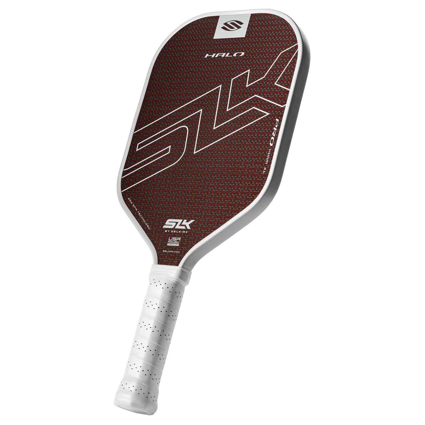 Selkirk Sport SLK Halo Raw Carbon Fiber Pickleball Paddle | Designed in The USA | Choose The T700 Raw Carbon Fiber Power, 18k Ultraweave Control, or Aramid Fiber Linkweave Thermoformed Pro