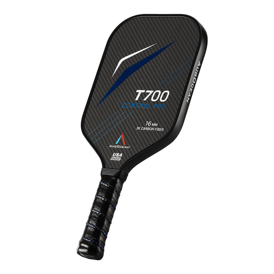 Pickleball Paddle,Pickleball Paddles-3K Raw Carbon Fiber Pickle Ball Paddle Surface with Great Grit & Spin,T700 Pickleball Racket with Excellent Power,Control and Balance,USAPA Approved