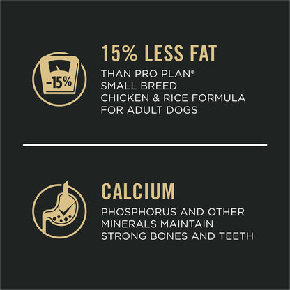 Purina Pro Plan Small Breed Dog Food Shredded Blend Chicken and Rice Formula With Guaranteed Live Probiotics - 34 lb. Bag