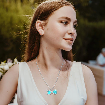 Turquoise Jewelry for Women Men 925 Sterling Silver Pendant Urn Necklaces for Ashes Picture Locket Necklace Thor Hammer Yggdrasil Virgen De Guadalupe St Michael Christopher Judas Witches Knot Necklace