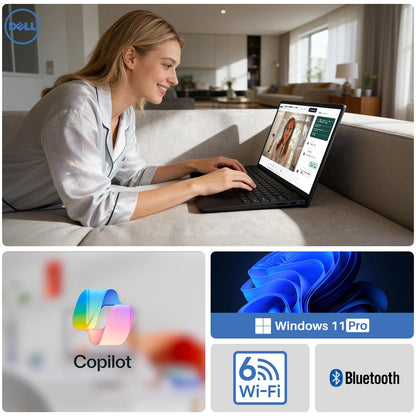 Dell 15 DC15250 Touchscreen Laptop, Intel Core i7-1355U(Up to 5.0 GHz), 15.6" FHD Anti Glare Screen, Intel UHD Graphics, 32 GB RAM, 1 TB SSD, Wi-Fi 6, Windows 11 Pro, Copilot-AI Chat, REDRAGON Mouse