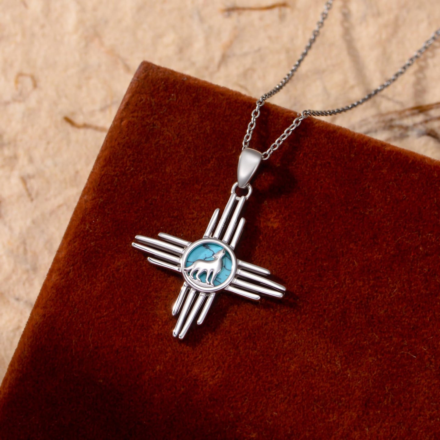 PROESS Sterling Silver Kokopelli Necklace Southwestern Jewelry Gifts for Men Women