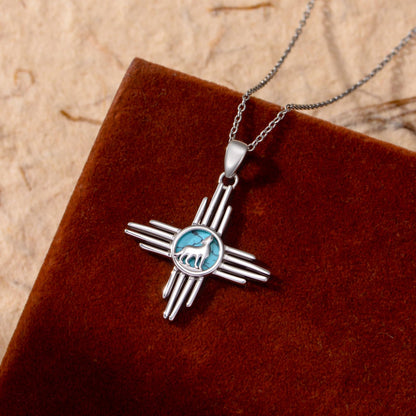 PROESS Sterling Silver Kokopelli Necklace Southwestern Jewelry Gifts for Men Women