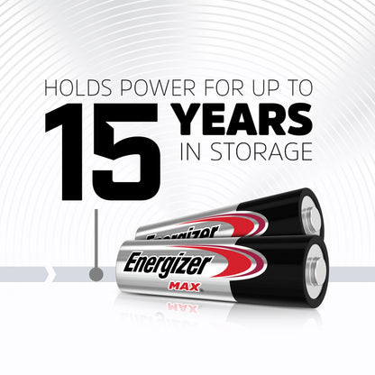 Energizer AA and AAA Batteries, 48 Count, Combo Pack Contains 24 Max Double A and 24 Max Triple A Batteries