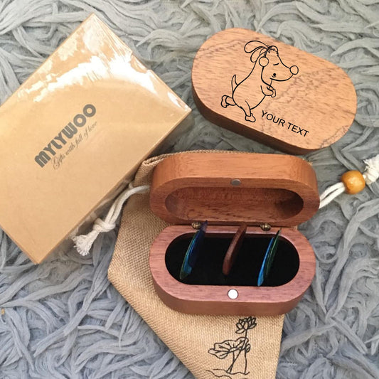 Sapele Guitar Pick Holder Set with 1 Rosewood Pick and 6 Celluloid Picks in 3 Thicknesses, Mini Wooden Jewelry Organizers, Wood Color knick-knacks, 3.35×1.77×1.58 inches Storages