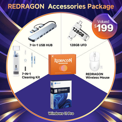 Dell 15 DC15250 Touchscreen Laptop, Intel Core i7-1355U(Up to 5.0 GHz), 15.6" FHD Anti Glare Screen, Intel UHD Graphics, 32 GB RAM, 1 TB SSD, Wi-Fi 6, Windows 11 Pro, Copilot-AI Chat, REDRAGON Mouse