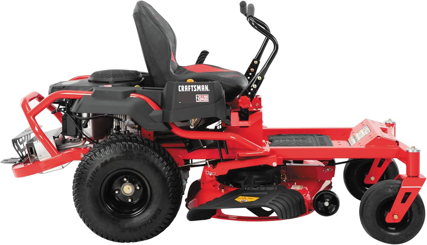 Craftsman 46" Gas Zero-Turn Riding Lawn Mower with 22.0 HP* Kohler 7000 Series Engine, Gas Lawn Tractor with Dual Hydrostatic Transmission, Red/Black