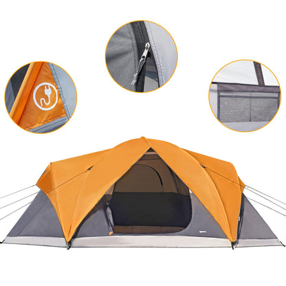 Amazon Basics Camping Tent, 3-Season Dome Design with Rainfly