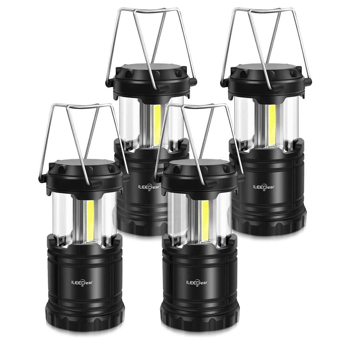LED Camping Lantern, Battery Operated, 2 Pack