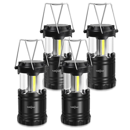 LED Camping Lantern, Battery Operated, 2 Pack