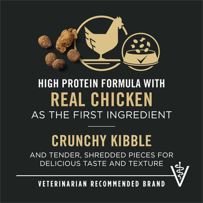Purina Pro Plan Small Breed Dog Food Shredded Blend Chicken and Rice Formula With Guaranteed Live Probiotics - 34 lb. Bag